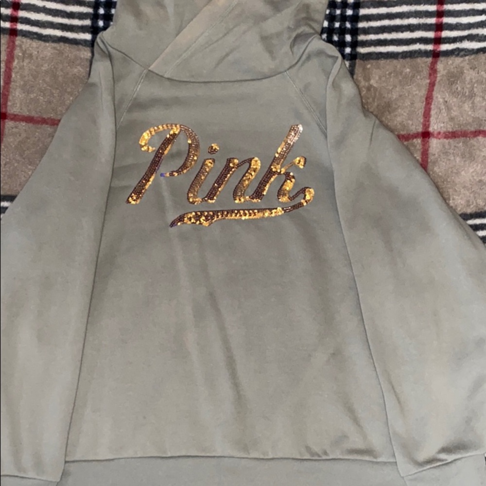 PINK bling hoodie size S
